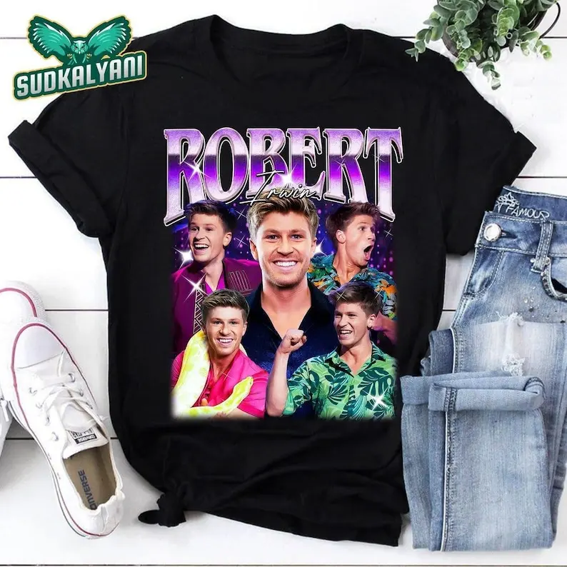 Robert Irwin Dwts Bootleg Vintage T-Shirt, Robert And Witney Dancing With The Stars Shirt, Dancing Show Shirt, Gift For Fan