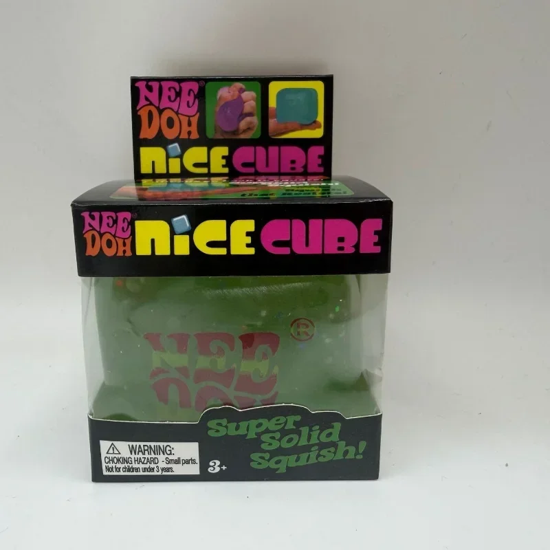 New NEEDOH Maltose Glow in The Dark Ice Cube Squishy Fidget Toy Squishy Cube Anti-Anxiety Squeeze Toy for Focus ADHD Population - view 5