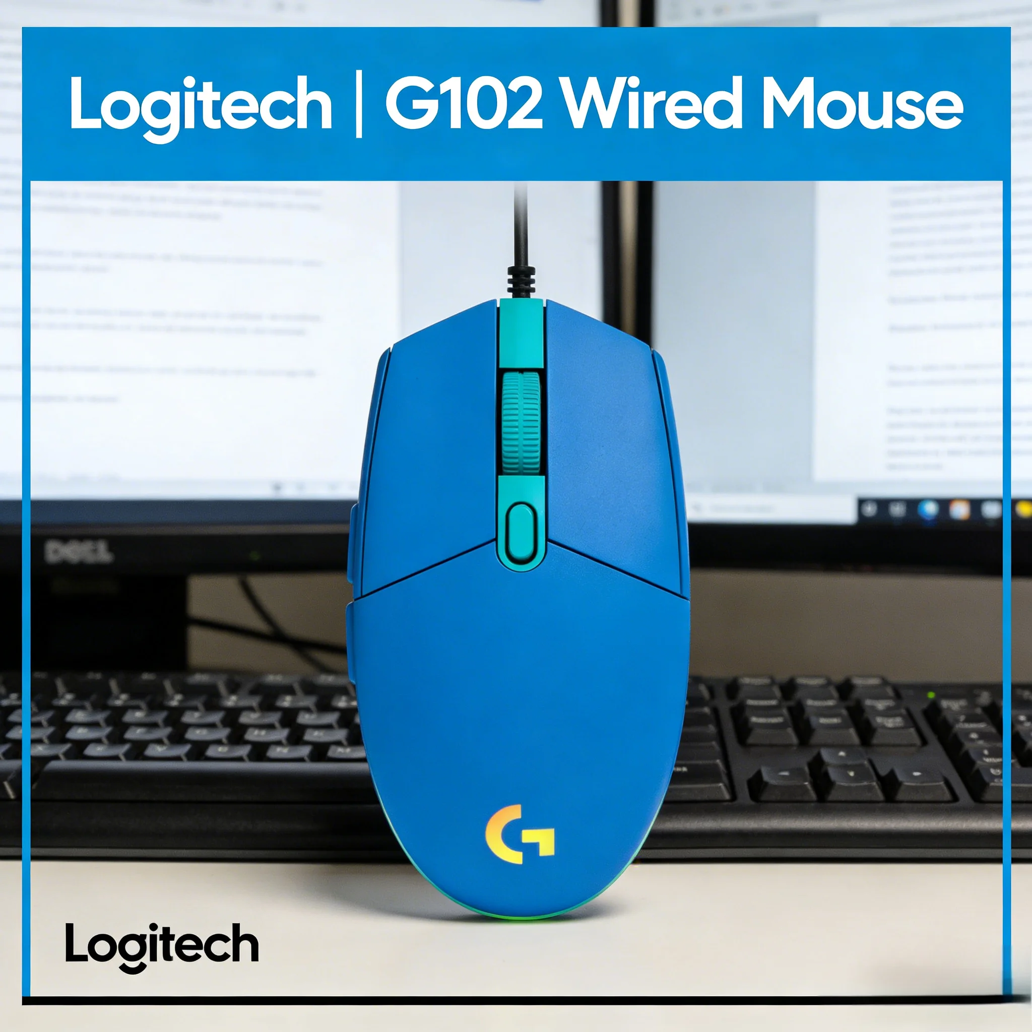 

Logitech G102 Wired RGB Mouse Gaming Office Multi Function 6 Programmable Buttons