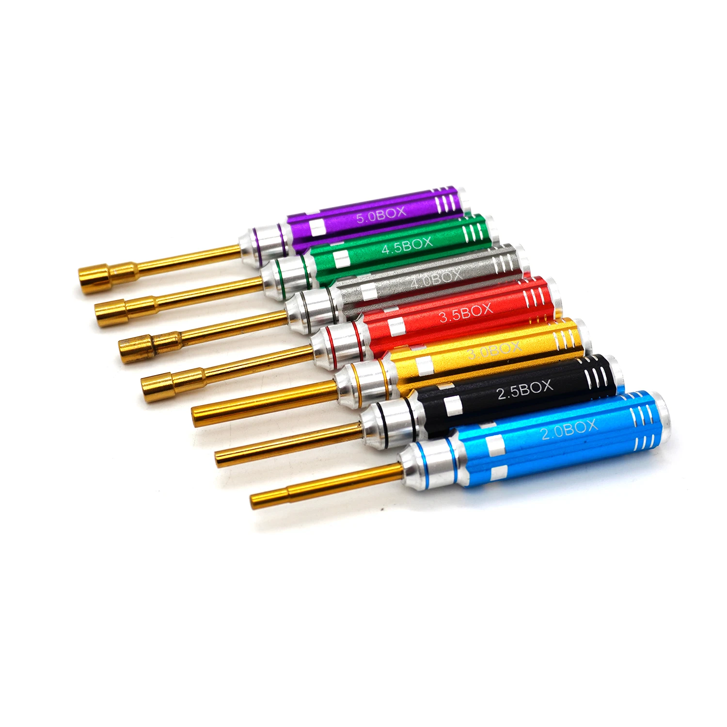 RC Hex Screwdriver Tool Kit 2.0 2.5 3.0 3.5 4.0 4.5 5.0 Hex Nut Driver Wrench for RC Car Drone Boat Quadcopter Helicopter Model