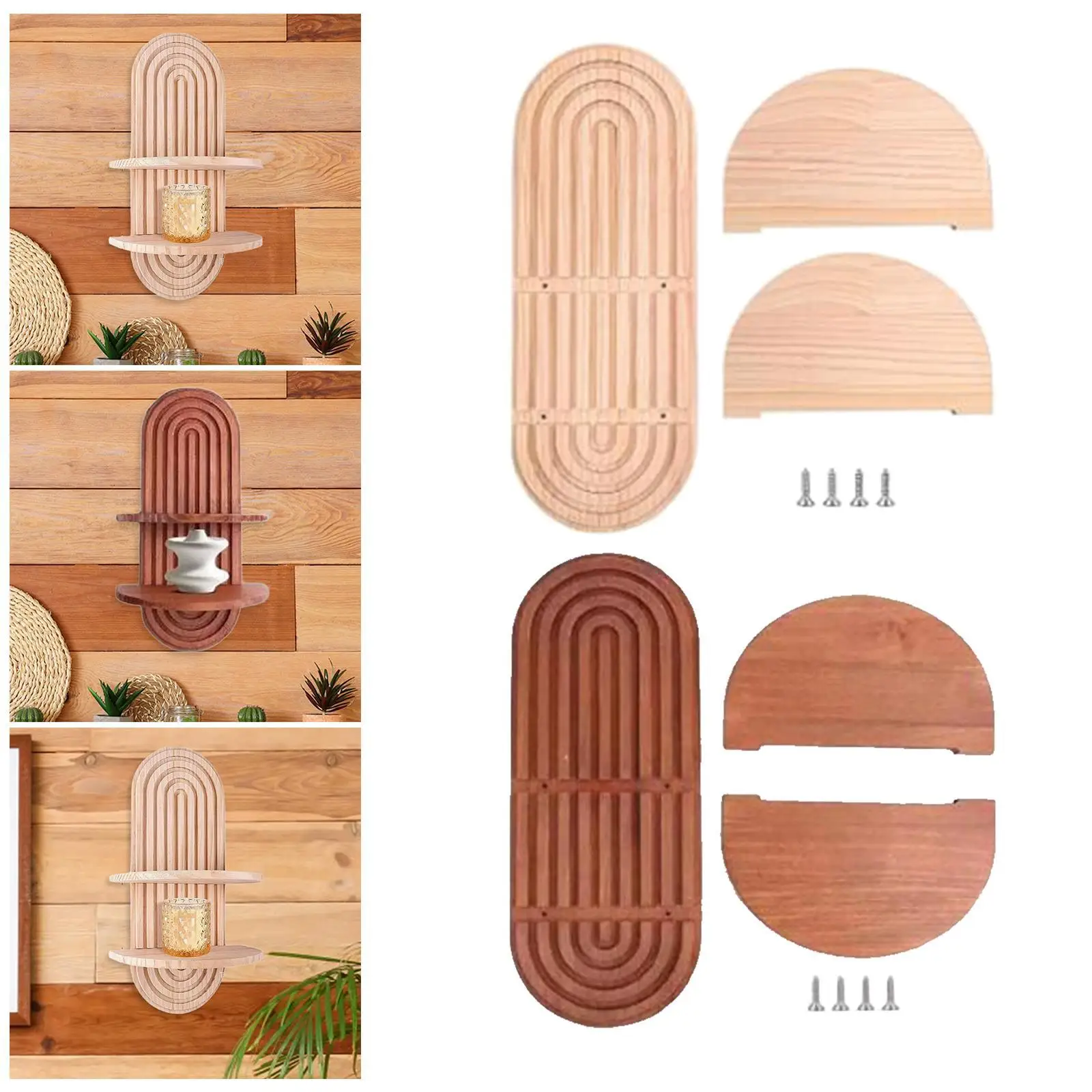 Floating Shelves Modern Wall Mounted Shelves Multipurpose Wall Storage Shelf