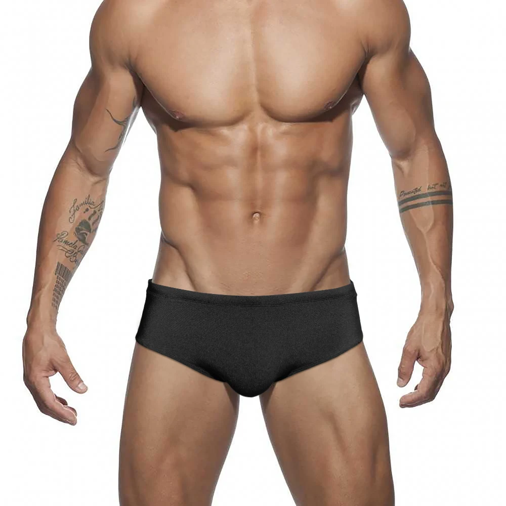Fashion Mens Glitter Swimming Trunks Sport Beach Surf Swimwear Summer Quick Dry Boxer Shorts Sexy Male Transparent Bathing Suit
