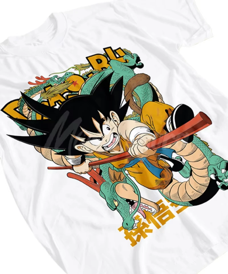 Dragon Ball Cotton T Shirt Ultra Super Saiyan Wind Type Goku Printed T-Shirt Inspiring Cartoon Casual Comfortable Family Clothes view 4