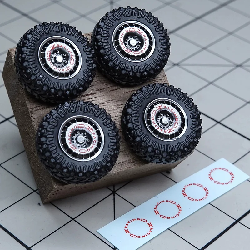 

PuffStudio Колесные диски для внедорожников в масштабе 1/64, OZ-Rally Racing 4x4, с осью 7,5 мм, модель из смолы, для модификации колес, игрушка