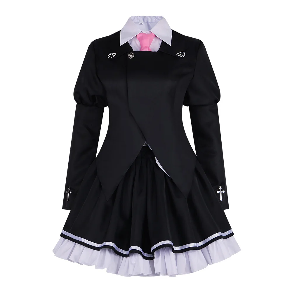 

Game Rin Misakura Cosplay Costume Black JK Uniform Woman Halloween Carnival Cosplay Rin Misakura Customized Clothes