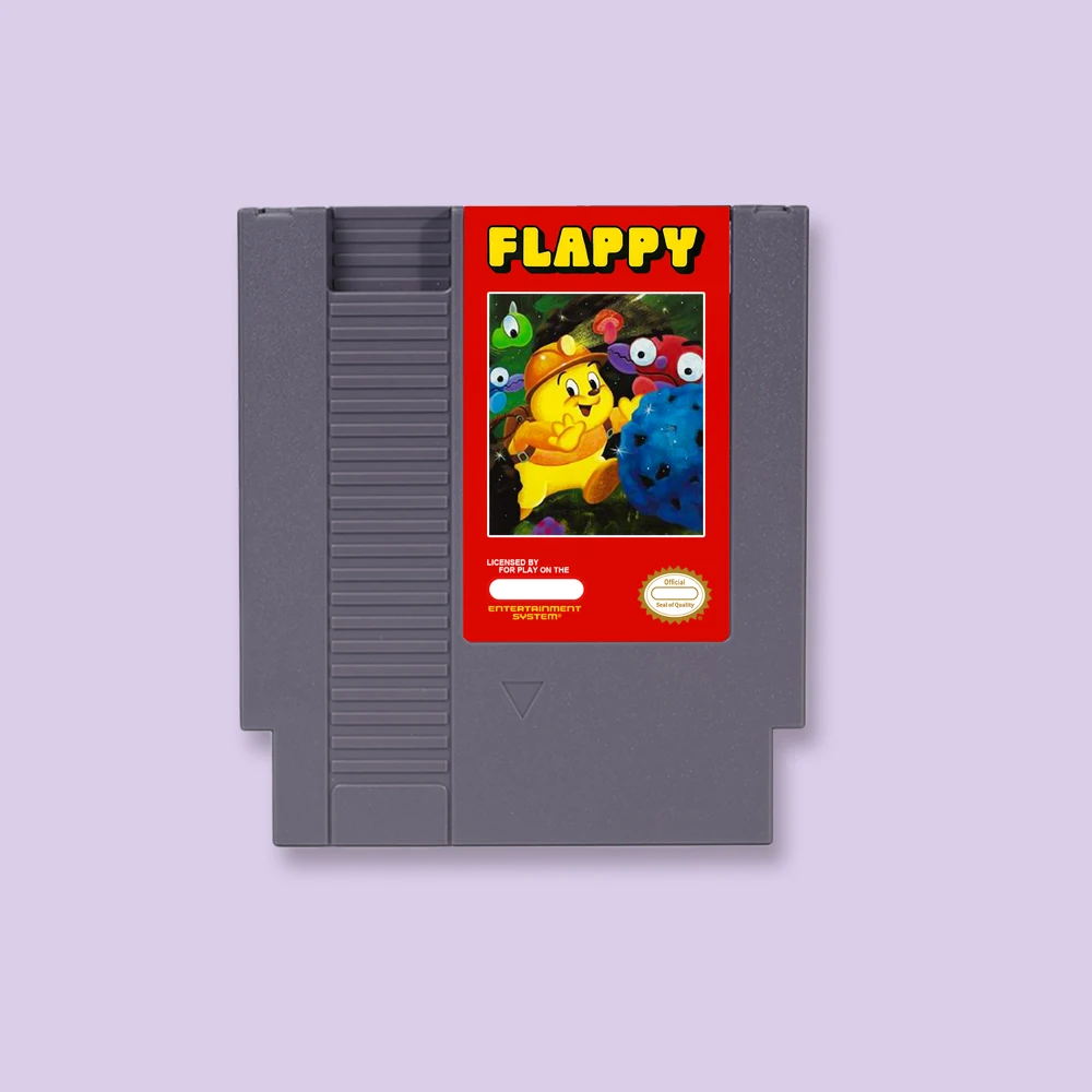 

Flappy Action Game Card for NES 72 Pins 8bit Console Video Game Cartridge
