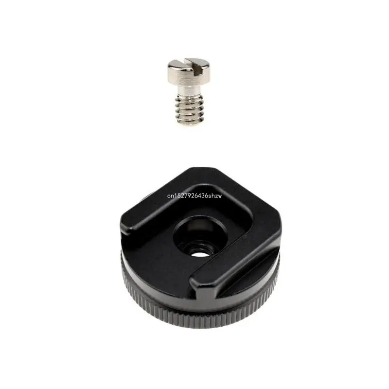 

Camera Hot Shoe Mount to 1/4"-20 Tripod Screw Adapter for Microphone, LED Light Dropship