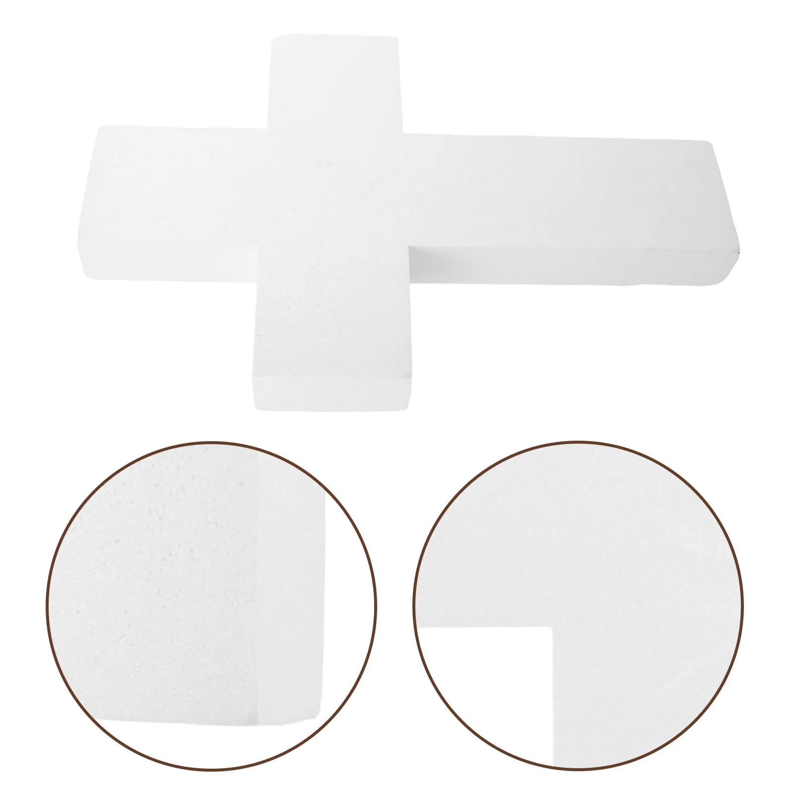 Blank Polystyrene Foam Cross Craft Shape for First Holy Communion DIY Painting Personalized Decoration Wall Cross Decor