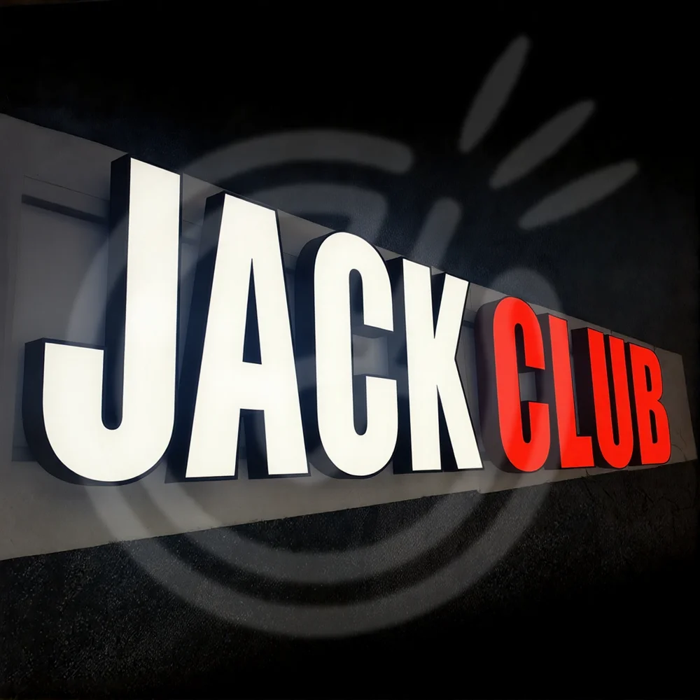 Custom RGB Light Letters Sign LED Luminous Signage Full Color Acrylic Business Logo Wall Brand Neon Letter Signboard