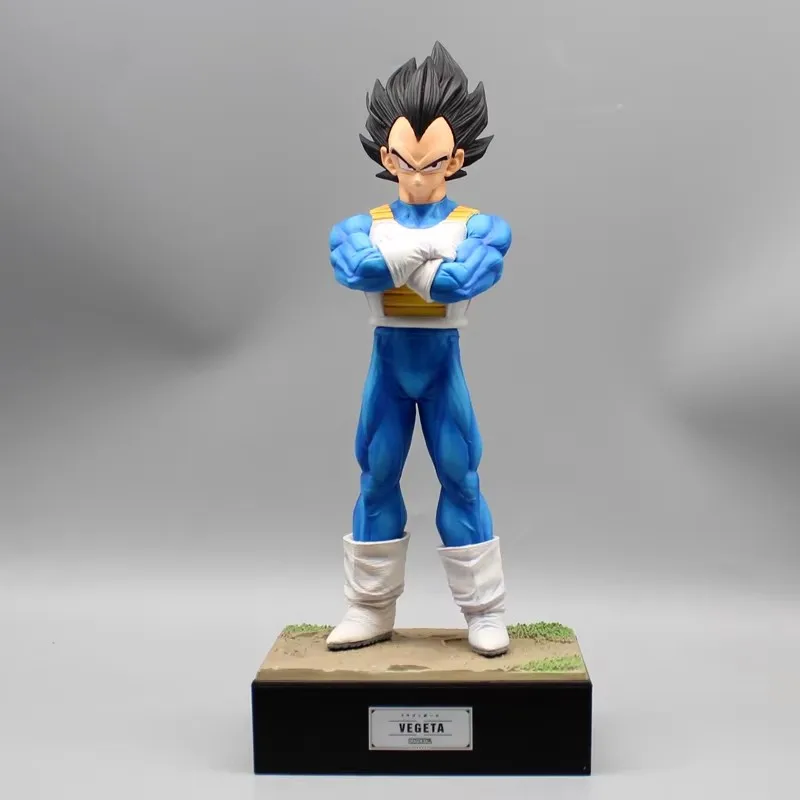 30cm Dragon Ball Figures Vegeta Figure 2 Heads Vegeta anime Figurine Pvc Statue Models Dolls Collection Desk Ornaments Toys Gift