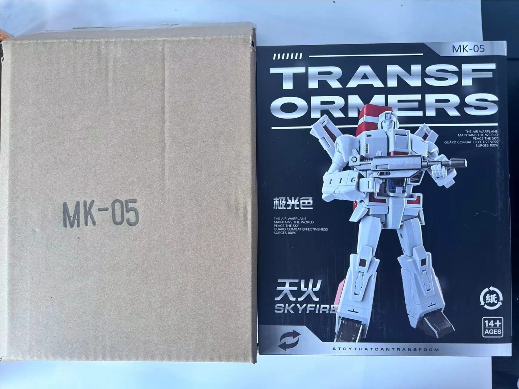 In Stock Transformation MK-05 MK05 Jetfire KO Newage NA H45 Skyfire 18CM 7-inch Action Figures Toy Gift Collection