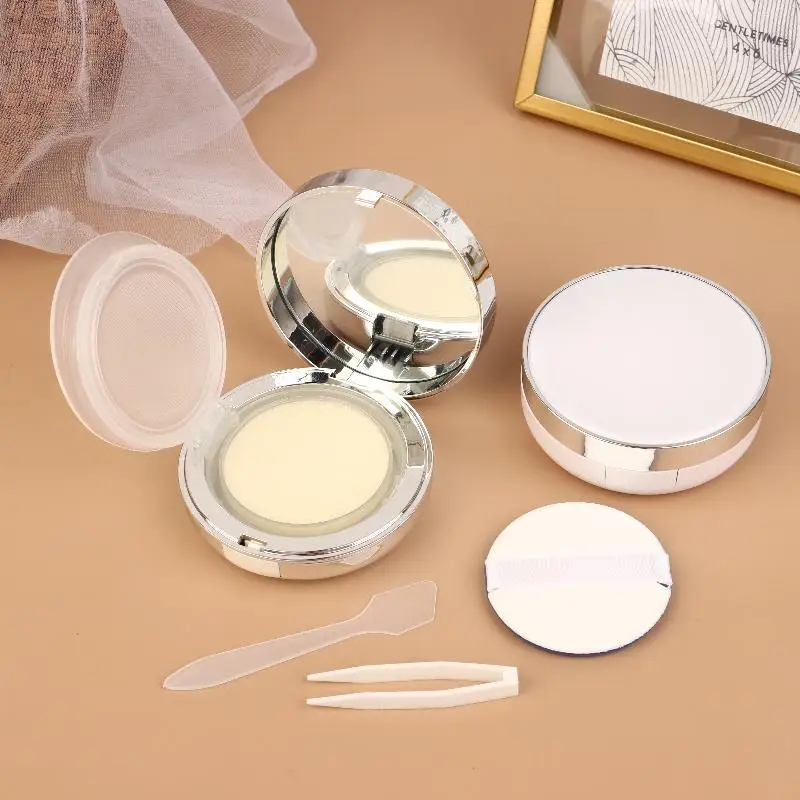 15ml Empty Air Cushion Puff Box Portable Cosmetic Makeup Case Container With Powder Sponge Mirror For BB Cream Foundation