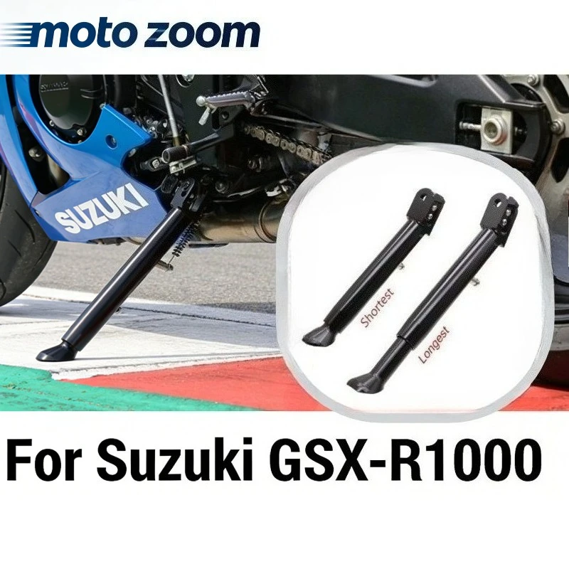 

waase For Suzuki GSX-R1000 GSXR1000 2017 2018 2019 2020 2021 2022 2023 2024 Adjustable Kickstand Foot Side Stand Support