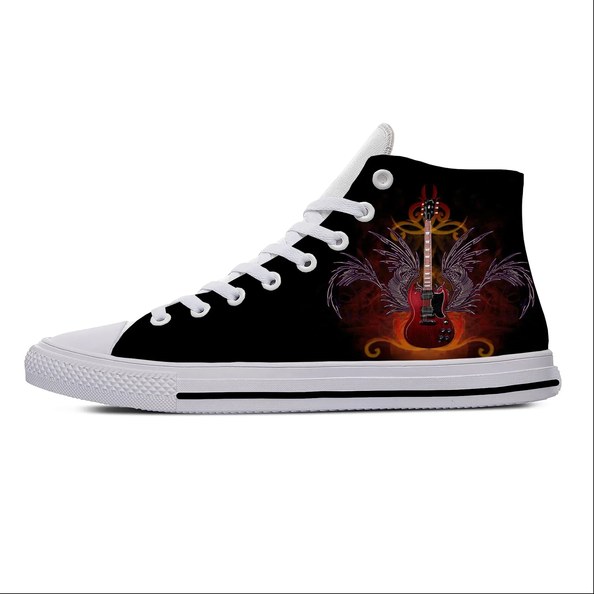 Rock N Roll-zapatillas de deporte ligeras para hombre y mujer, zapatos informales a la moda, con suela alta, transpirables, para cantante de música y guitarra