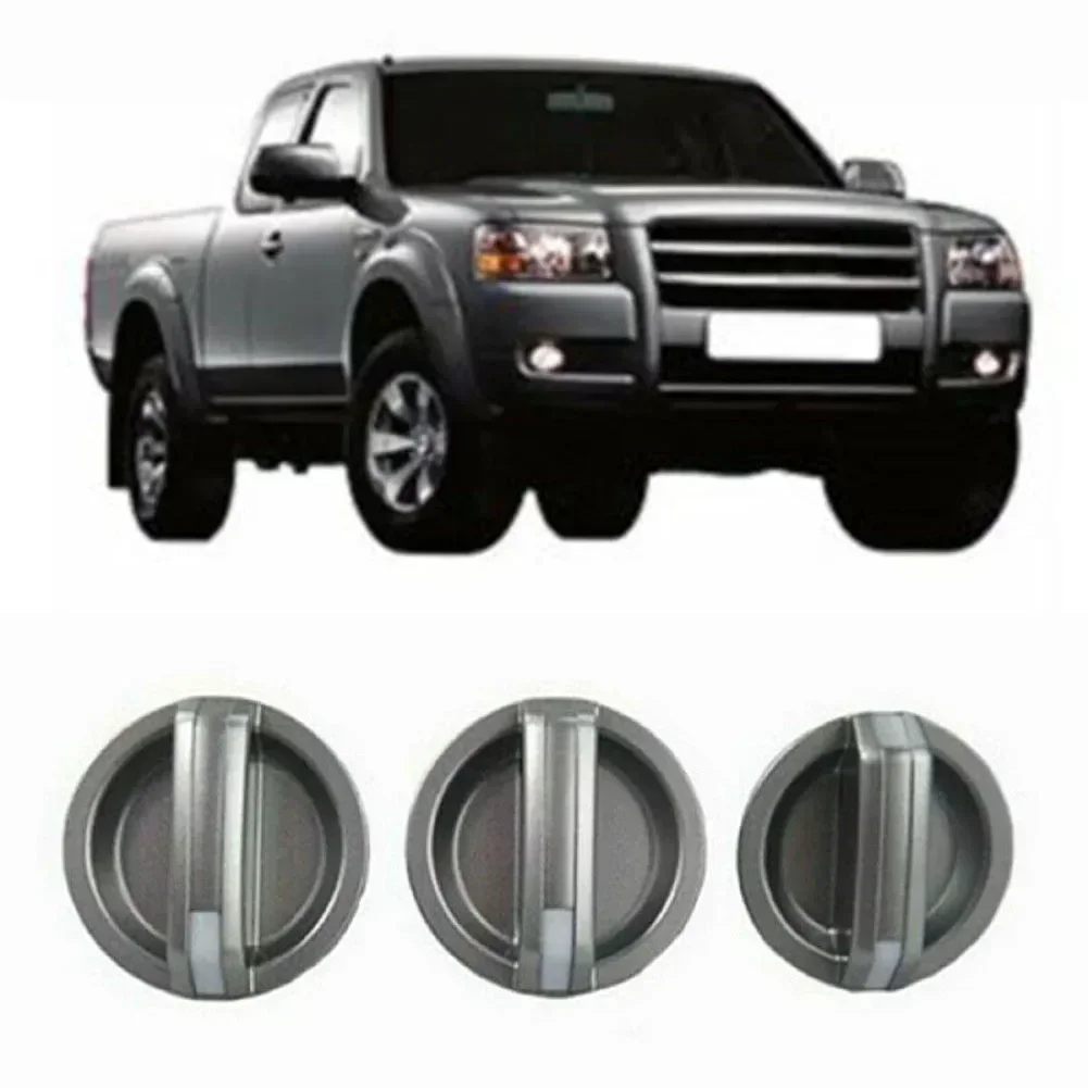 3x Heater Fan Control Knobs For Ford For Ranger PJ/PK For Mazda BT-50 UN 2006-11 Air Con Covers Control Buttons Dials A/C