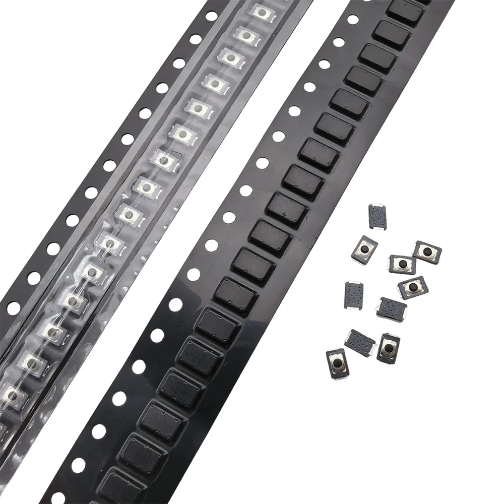 2x3x0.6mm Tactile Switch Momentary 2 Pin SMD Membrane Switch Mini Micro Tact Touch Push Button Key Switches DC 12V 50mA