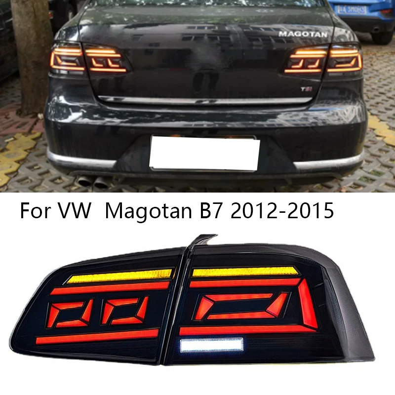 

Car Styling for VW Passat B7 Tail Lights 2012-2015 Magotan LED Tail Lamp B.5 Design DRL Dynami Signal Brake auto Accessories