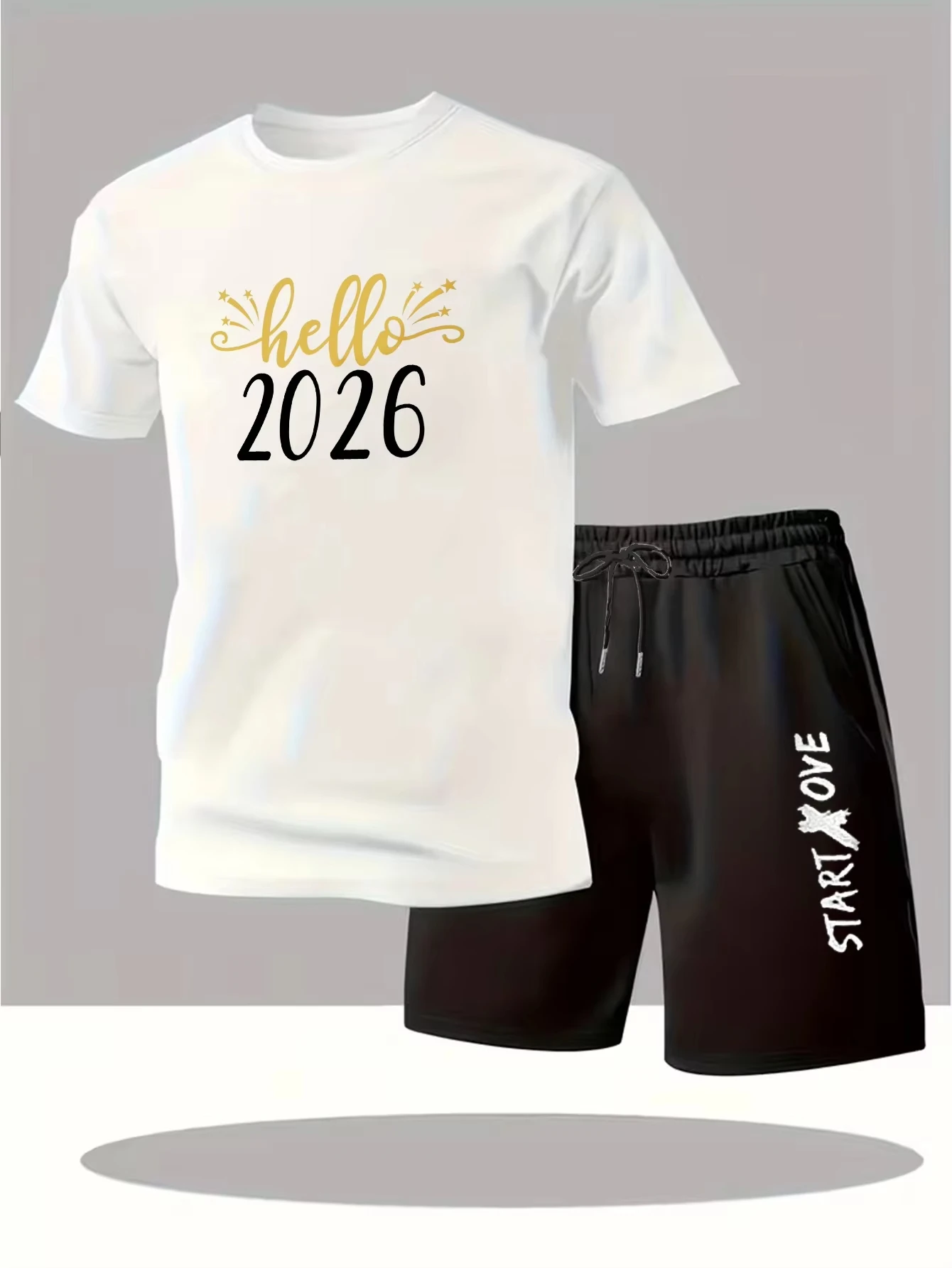 

men's set 2026 summer men's clothing Printed sweat suit Breathable new men's sets football Graphic men's clothing men's set