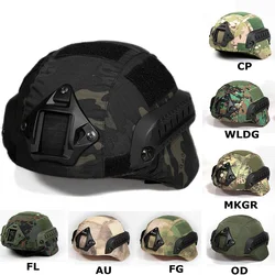 Tactische Mich2000 Helmhoes Militaire Jacht Airsoft Gear Helm Accessoires Camouflage Doek Helmhoes Voor Mich Helm