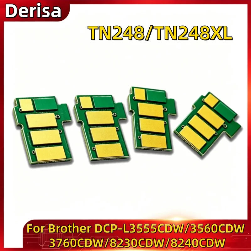 TN248XL Toner Chip for Brother MFC-L3740CDW L3760CDW L8340CDW L8390CDW HL-L3215CW L8230CDW DCP-L3515CDW