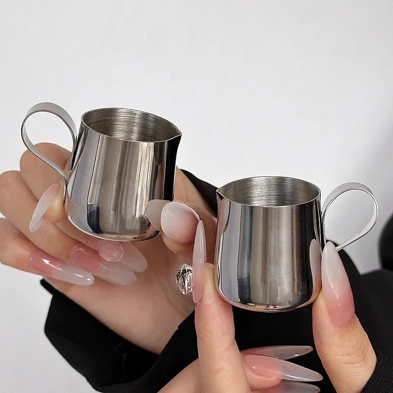 الفولاذ المقاوم للصدأ إبريق مزبد الحليب اسبريسو تبخير القهوة باريستا لاتيه Frother كوب كابتشينو إبريق الحليب كريم رغوة Picher