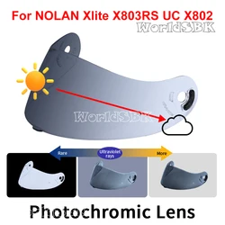 Visiera fotocromica per NOLAN X-Lite X-803 X-802 X-702 X-661 X603 Casco Occhiali Schermo Scudo Parabrezza Accessori