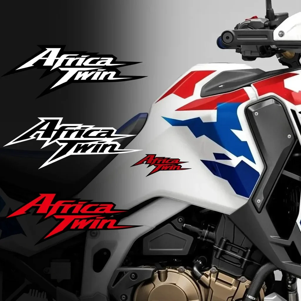 2pcs Africa Twin Vinyl Waterproof Sticker Fender Decal For XRV650 CRF1000L CRF1100L Motorcycle DIY Styling Accessories
