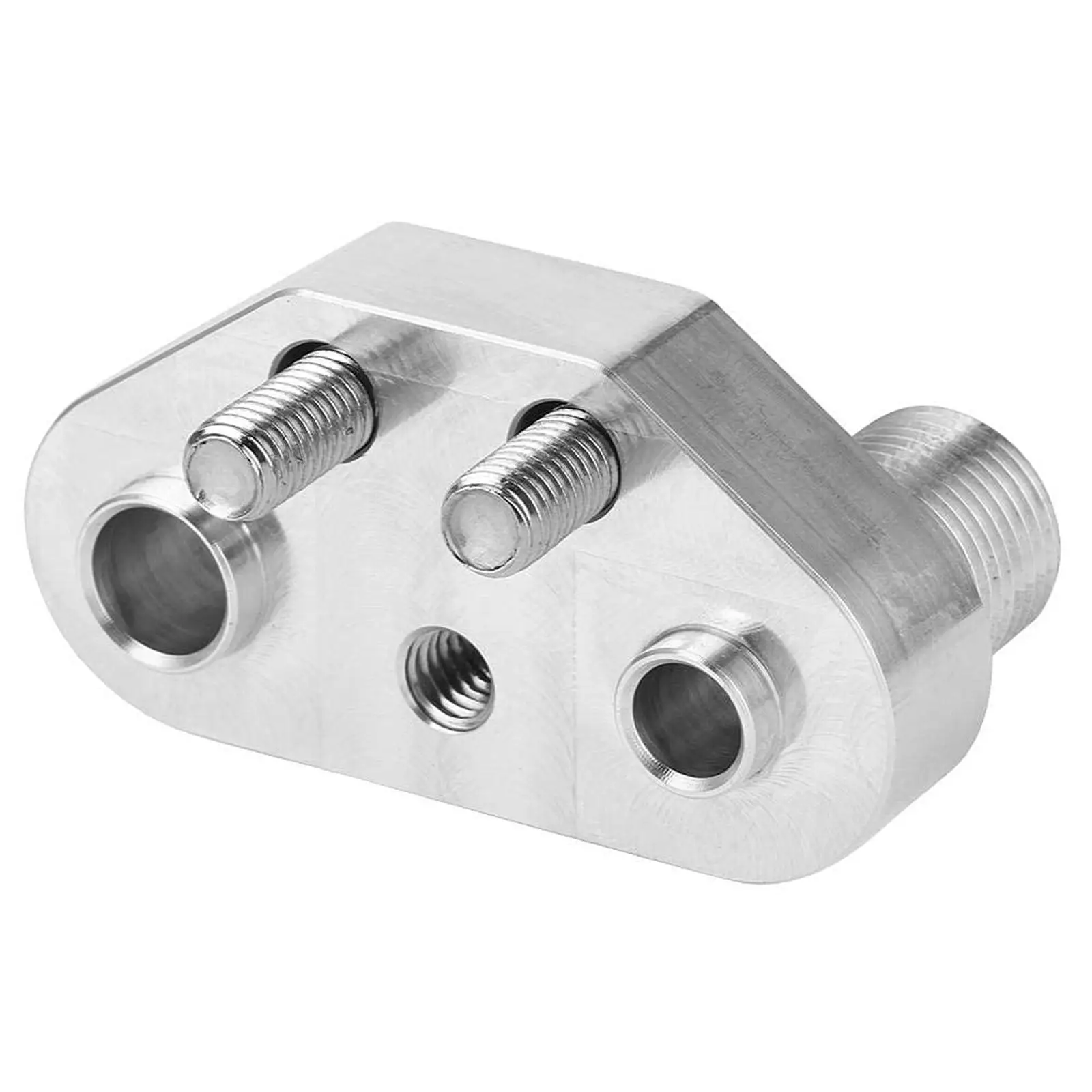 AC Compressor Adapter Polished Finish Car 3/4-16 and 7/8-14 Threads Air Conditioning Line Repair Tools for Sanden SD7B10