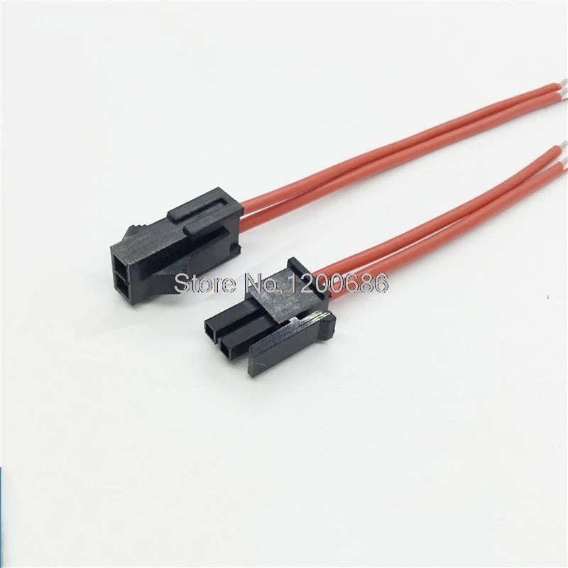 

10CM 22AWG Molex 3.0mm 2pin WM1783 43025-0200 Male Female pigtail Molex Micro-Fit 3.0 wire harness Molex 3.0 Pitch wire cable