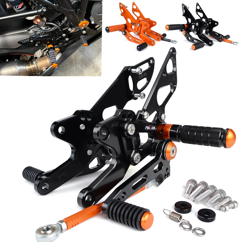 

​Motorcycle Footrest Adjustable Rearsets Rear Sets for KTM 1290 Super Duke R GT 2014 2015 2016 2017 2018 2019 2020