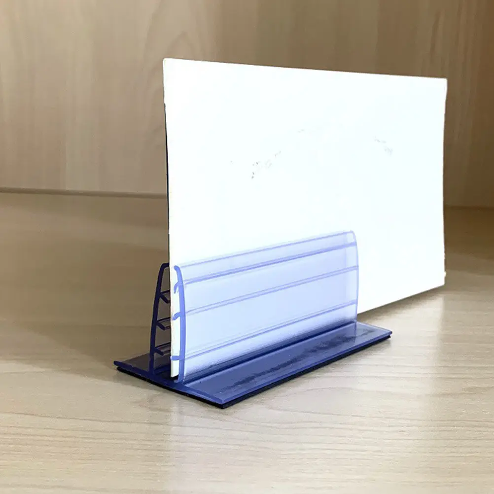 

16Pcs PVC Classification Boards for Office Warehouse Bakery Restaurant Supermarket Bank Reception Sneeze Guard Holder