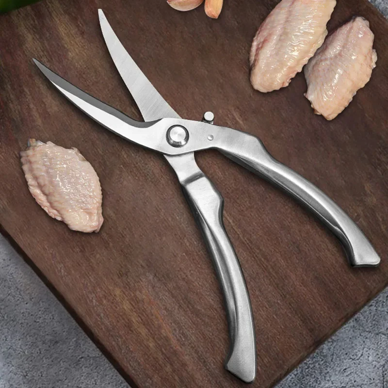 Dobeli-Tijeras de hueso de pollo eléctricas de acero inoxidable, herramienta de mano multifunción de cocina, accesorios para barbacoa doméstica