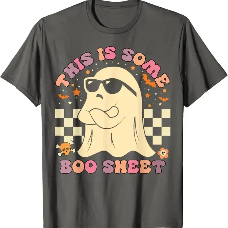 Sale This Is Some Boo Sheet Ghost Retro Halloween Funny T Shirt