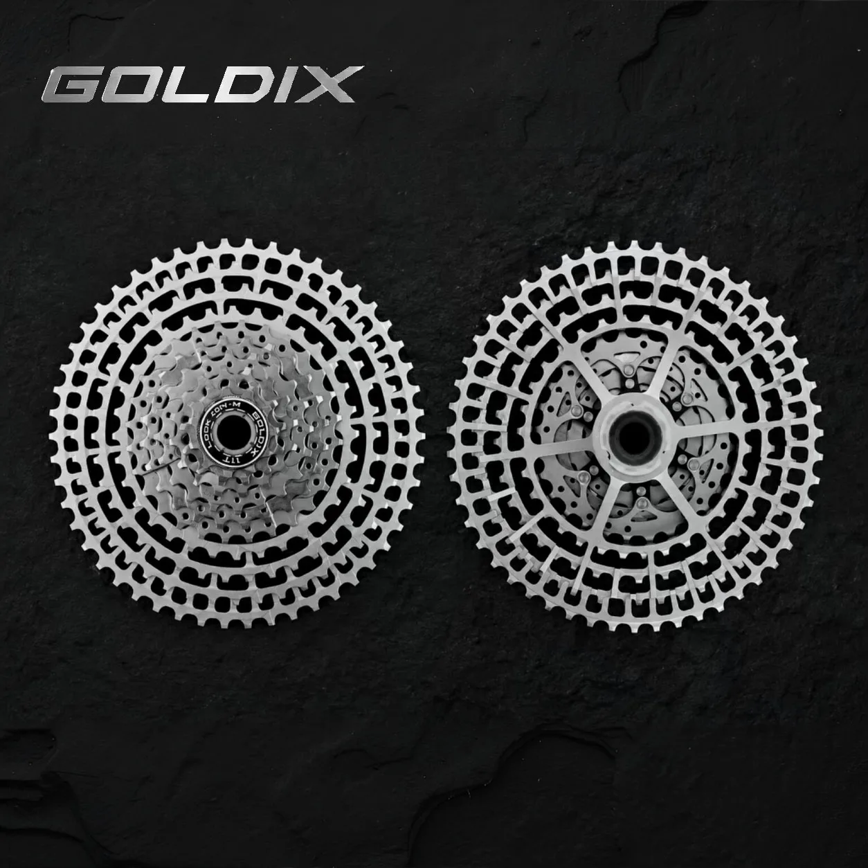 GOLDIX HG Compatible Ultralight Split Mountain Bike Sprocket 10/11/12 Speed MTB Cassette 46T 50T 52T for XC Cycling