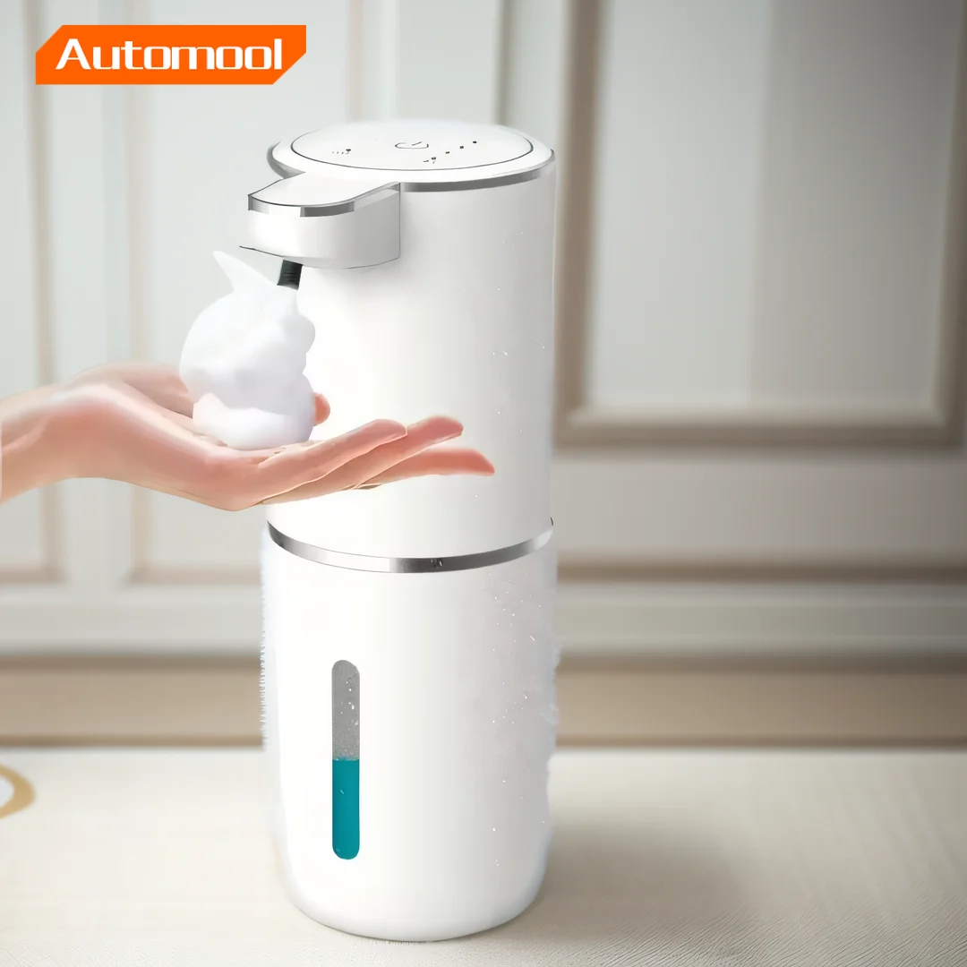 2024 Hotel Rechargeable Smart Plastic Hand Sensor Touchless Dish Foam Luxury Automatic Liquid Soap Dispenser