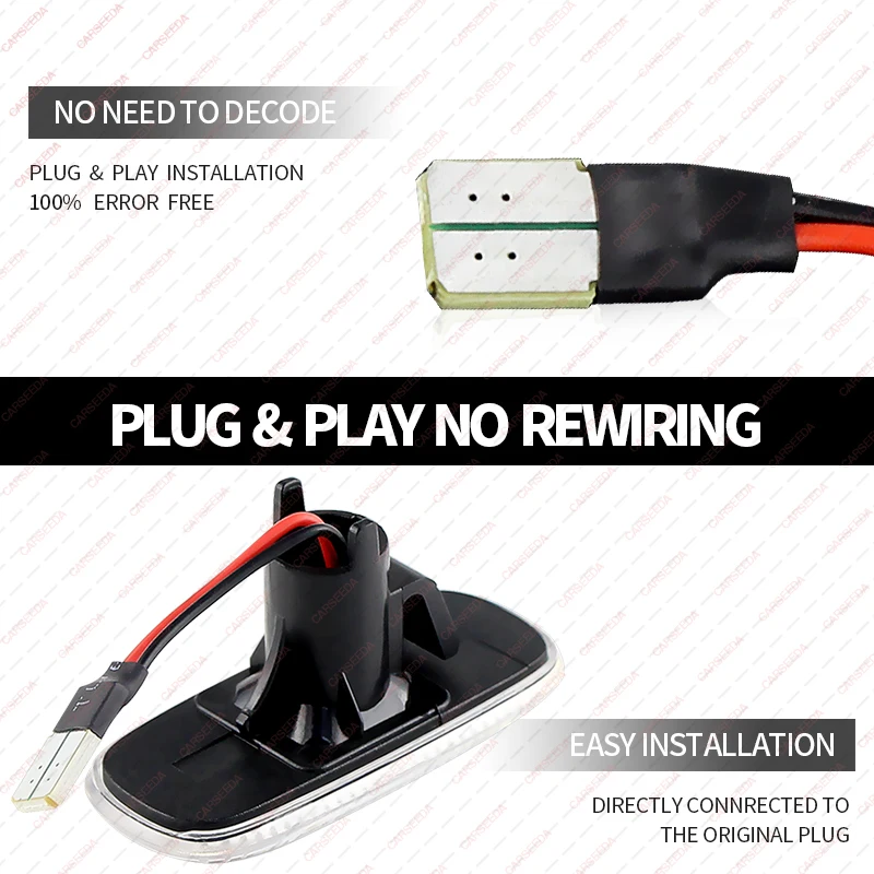 LED الجانب الأمامي ماركر ضوء المؤشر لأودي TT A2 8L A3 S3 B5 A4 S4 RS4 A6 S6 C5 ALLROAD 1997-2006 AD0164142 LED بدوره إشارة