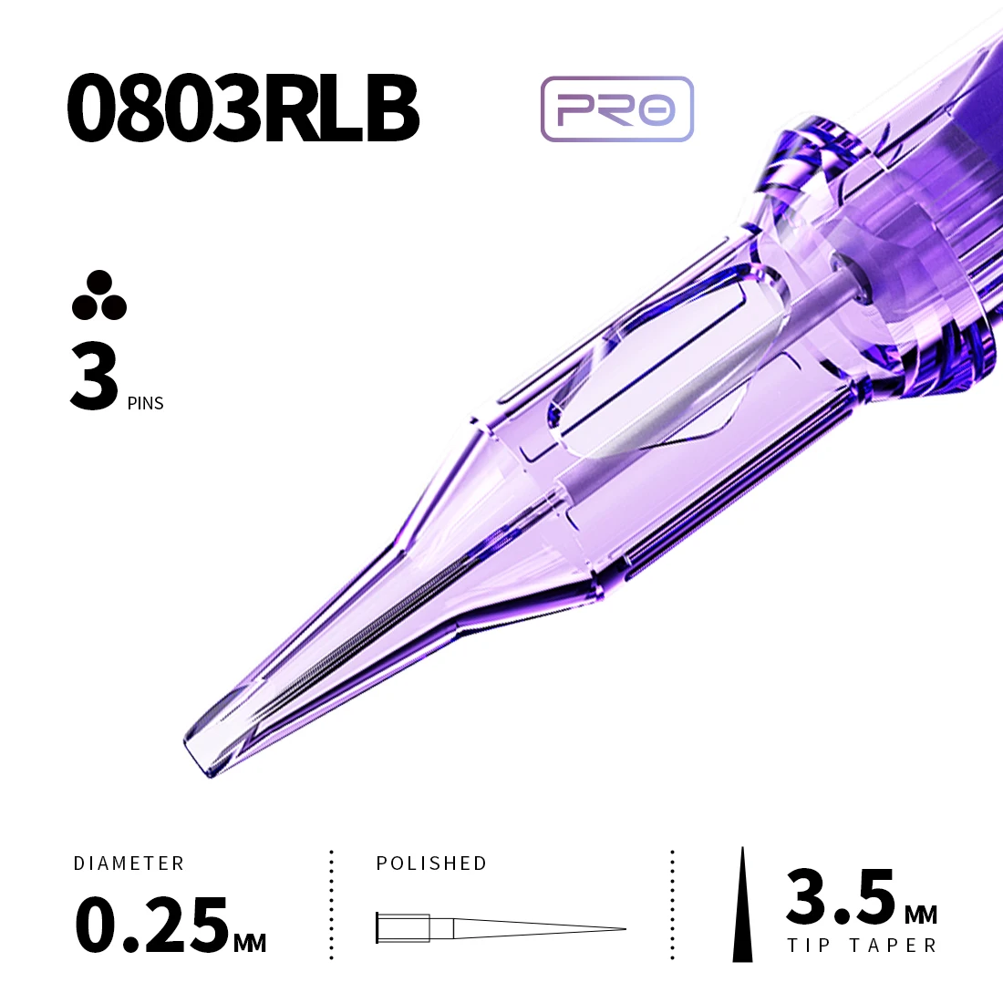 Mast Pro Tattoo Cartridge Needles PMU 1RL 3RL Precision for Tattoo Permanent Makeup Micropigmentation Eyelinver Lips Eyebrows image 3