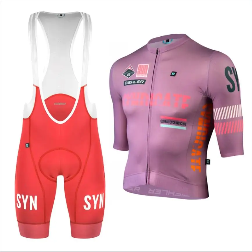 Maillot de cyclisme à manches courtes et cuissard à bretelles pour homme, ensemble d'équipe pro de course, équipe GRANNY