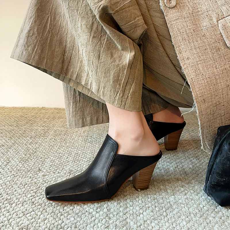 2023 Summer New Baotou Half Sl – Mule Slip On recenzja i cena