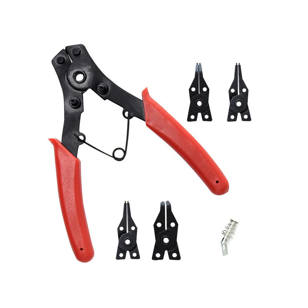 Dobry efekt Proste głowice Części samochodowe Stopień Zakrzywiona głowica Zestaw Szczypce do pierścieni zatrzaskowych Wodoodporne 10-50 mm Akcesoria samochodowe