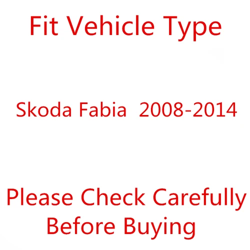 Imagen 2 del producto Espejo lateral de cristal para Skoda Fabia 2008 2009 2010 2011 2012 2013 2014 lente de espejo retrovisor calefactable HD accesorios automotrices