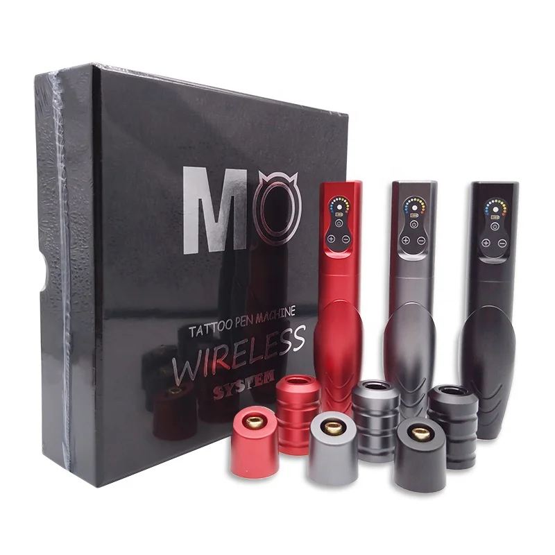 New Arrival MO Wireless Tattoo Machine Kit Permanent makeup Tattoo Machine Rechargeable Tattoo Pen Machine