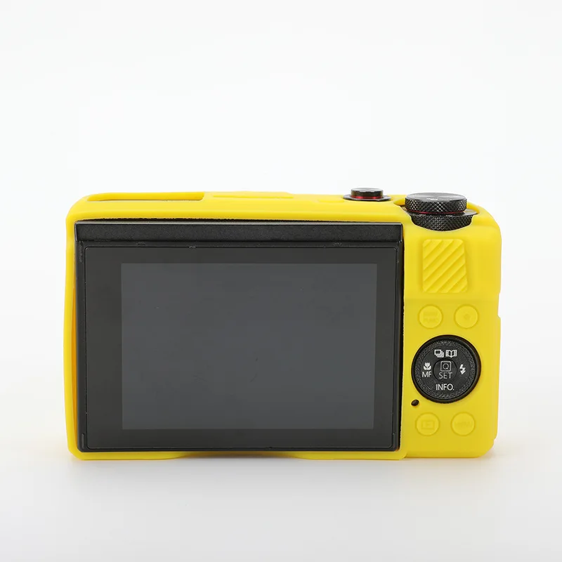 حافظة كاميرا من السيليكون الناعم لهاتف Canon Powershot G7XMark II G7X2 مع قبضة مضادة للانزلاق وحماية العدسة ومقاومة للخدش