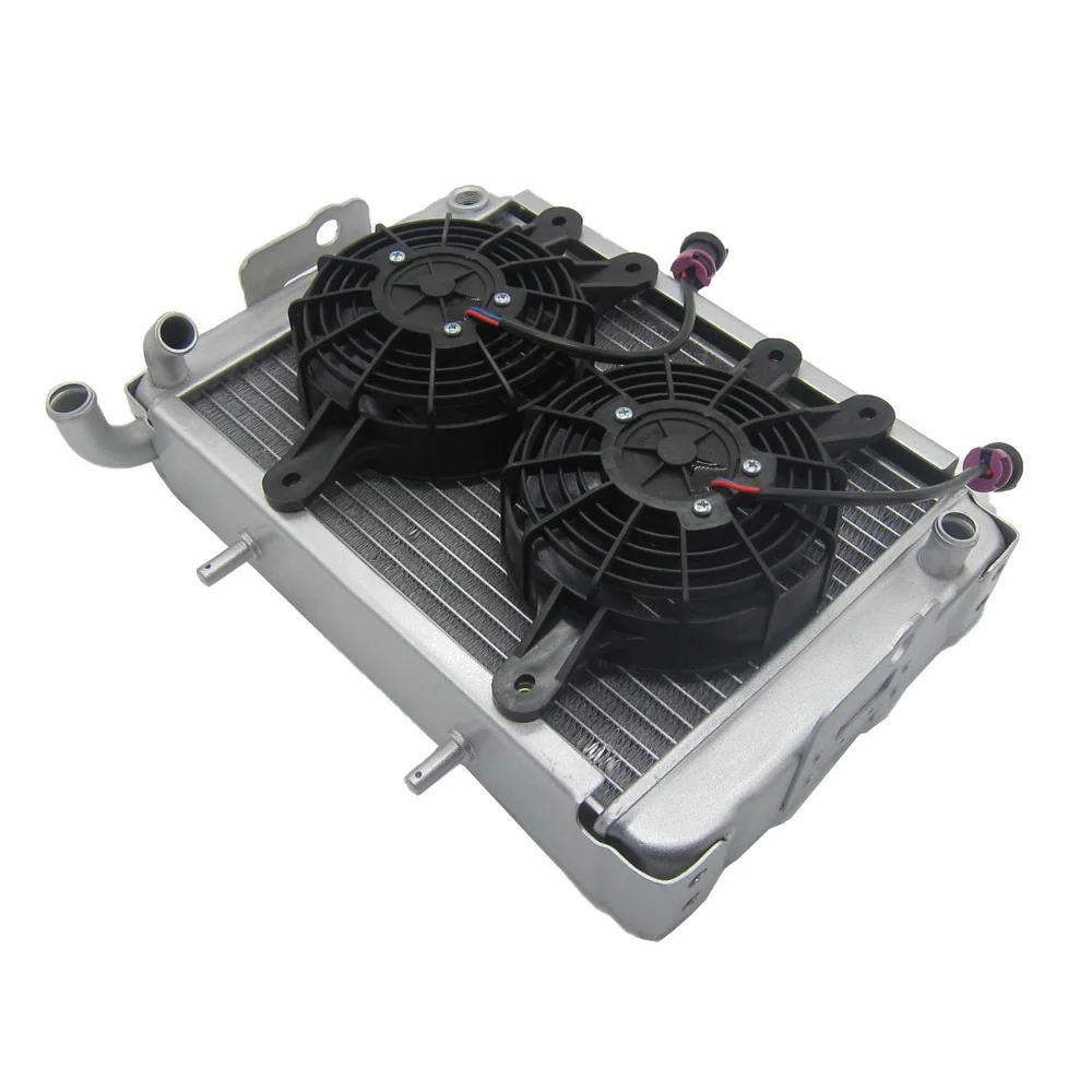 Cooling Radiator and Fan Assy With Waterproof Plug for Linhai Hytrack 260cc 300cc Motorcycle Parts