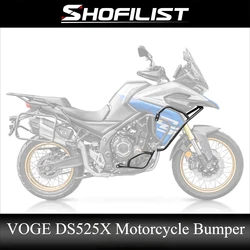 For VOGE DS525X 2023 Motorcycle Bumper High Carbon Steel Bumper Anti Fall Bar Engine Protection Bracket Large Surround Bumper
