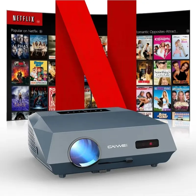 OEM/ODM 4K 1450 ANSI For Google Beamer Projector Official Licence For Google TV Projectors Video Smart Home Theater
