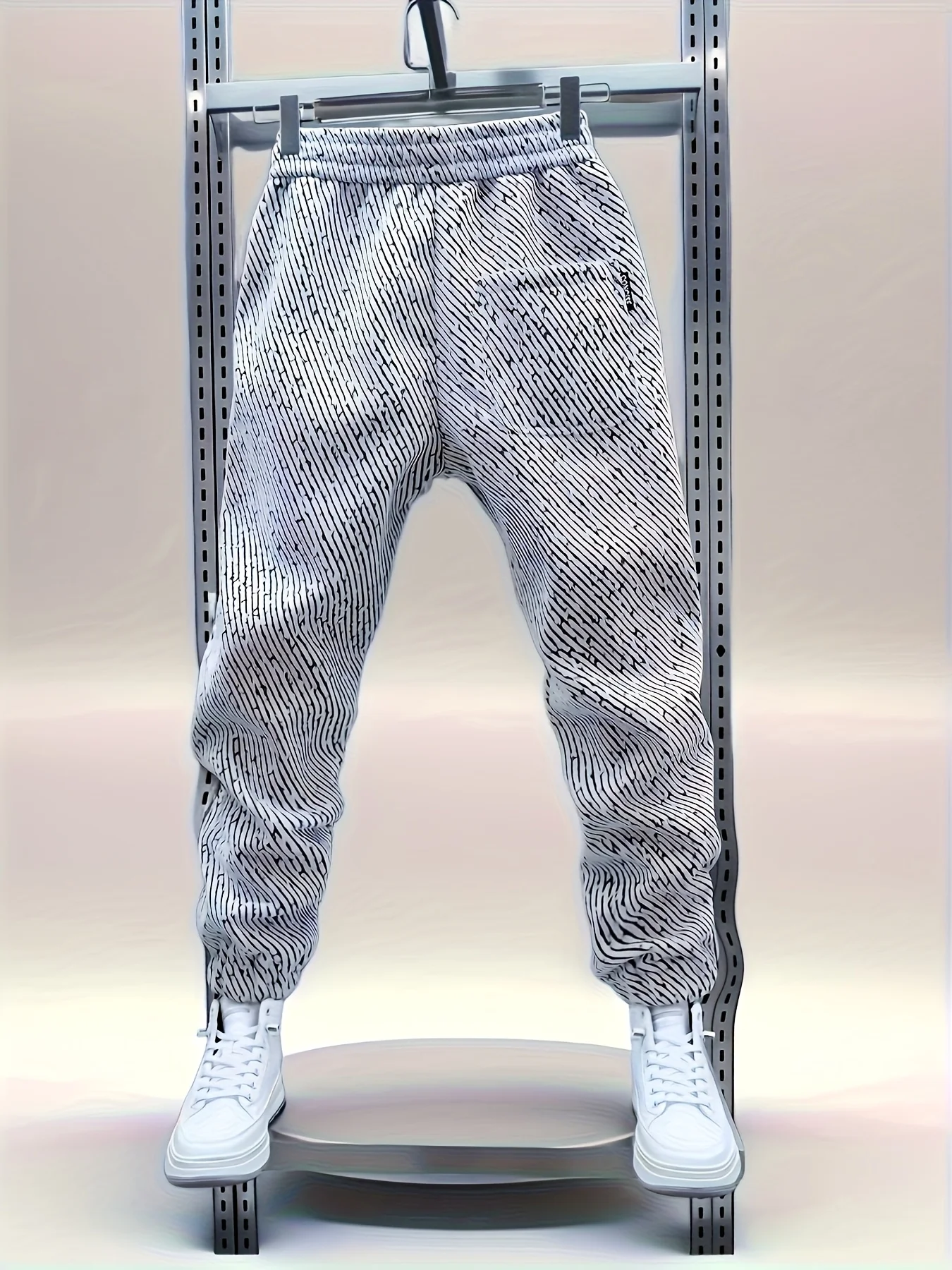 Nouveaux pantalons à la mode pour hommes, pantalons polyvalents décontractés, pantalons à la cheville à ceinture élastique, pantalons chauds d'automne et d'hiver, sports tendance