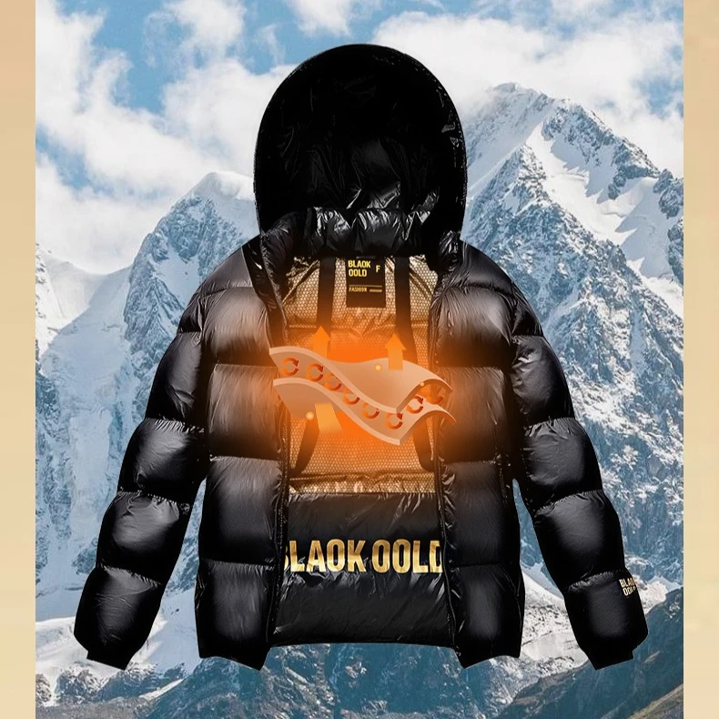 

Мужской и женский одинаковый пуховик 2025 года, новый жаркий и легкий