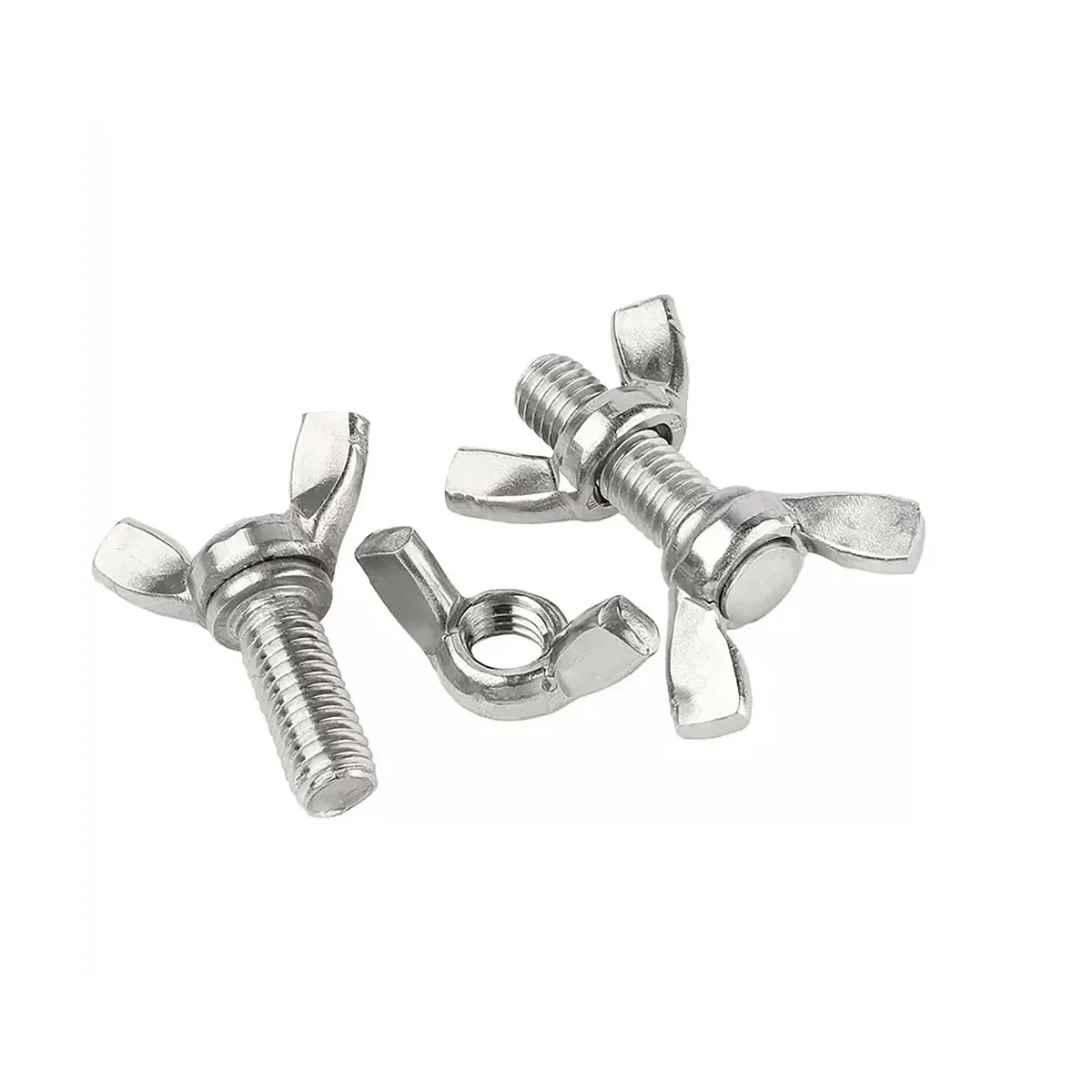 304  Stainless Steel Butterfly Nut Set/Butterfly Hand Bolt M3M4M5M6M8M10M12