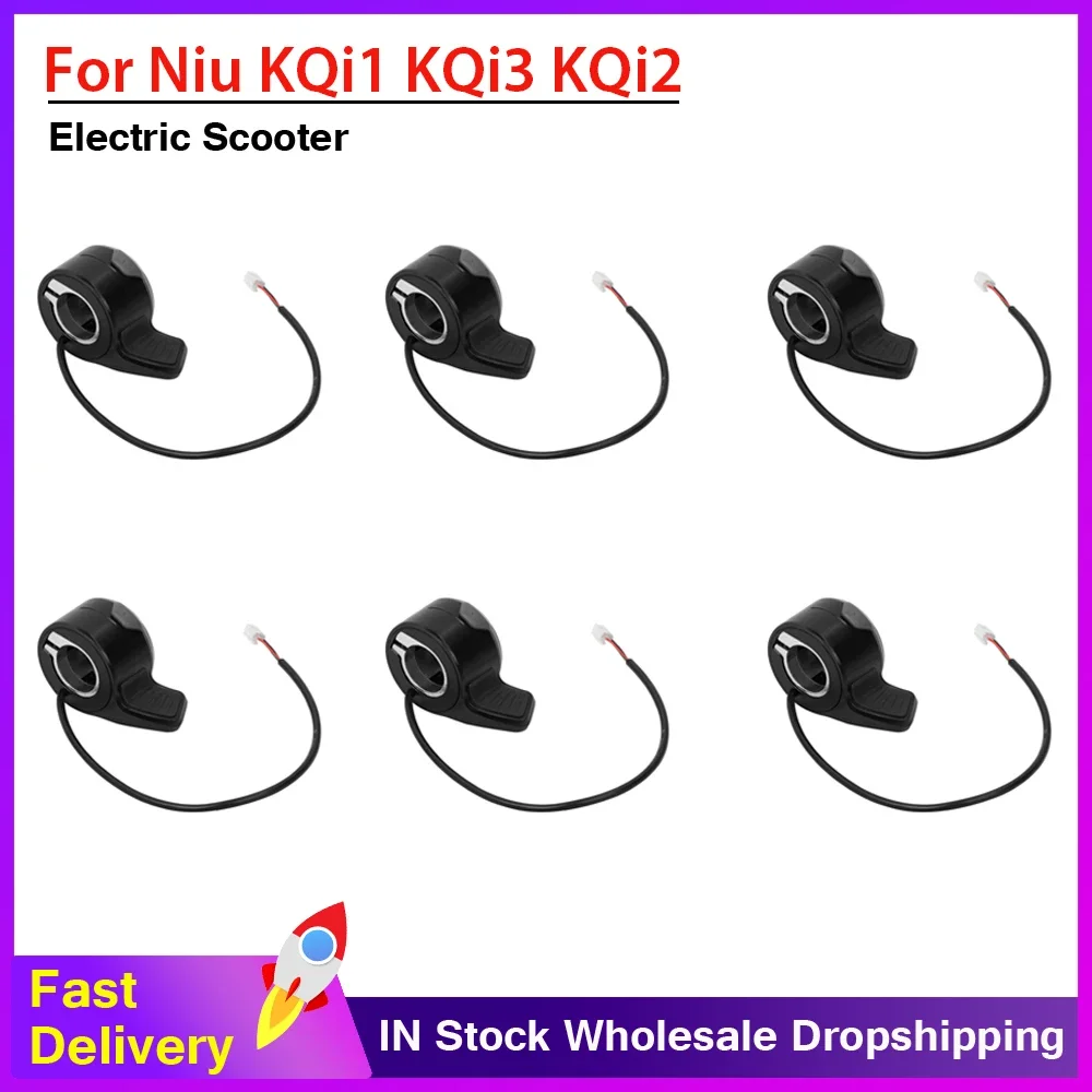 

6PCS Throttle Accelerator Speed Regulate Controller Thumb for Niu KQi1 KQi3 KQi2 Electric Scooter Button Thumbs Throttles Parts